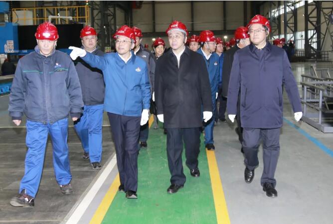 雷凡培、楊金成到渤船集團調研